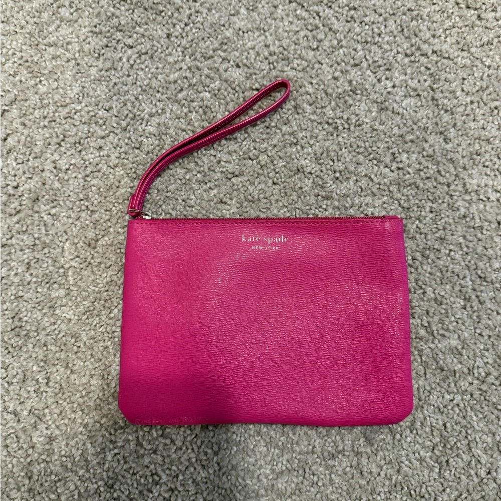 Kate Spade Pink Wristlet Clutch